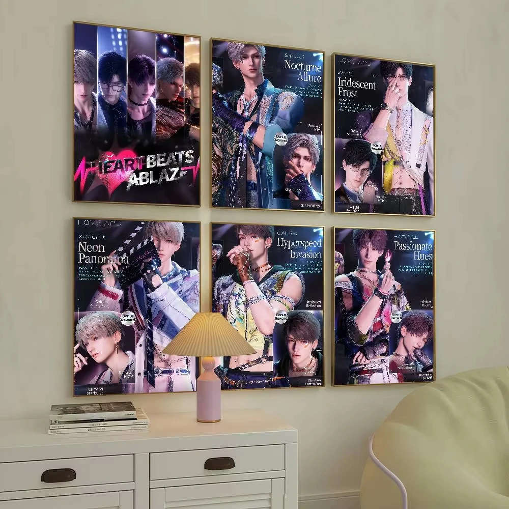 

Цифровая картина маслом по номерам Любовь и глубокое пространство Heartbeats Ablaaze Краска с номерами Домашний декор, настенное искусство Идеальный подарок с