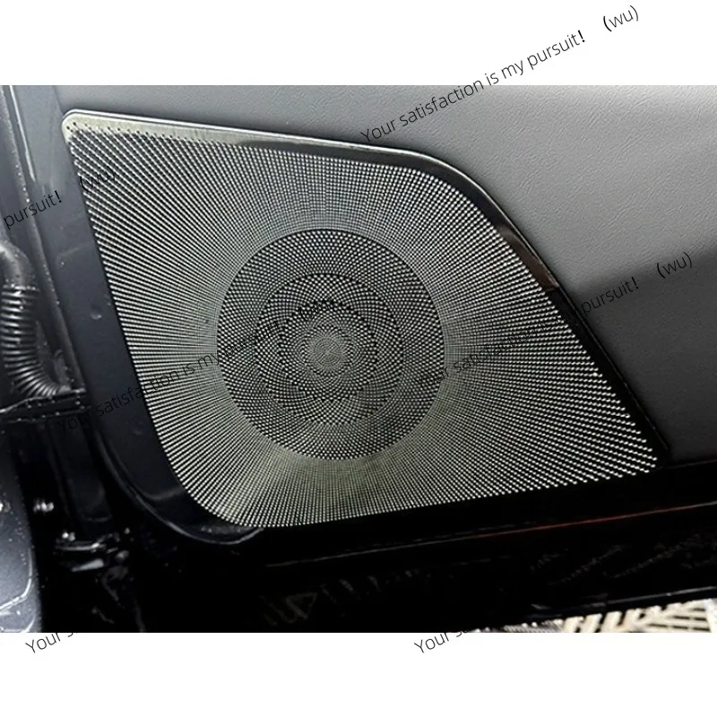 Car Door Horn Cover for Tesla Model Y Juniper 2025 Protective Cover Rear Trunk Speaker Sound Frame Audio Panel Car Accessories