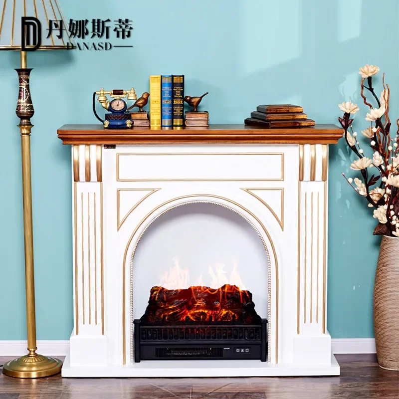 TAO European living room energy-saving heater household electronic heater decoration bedroom solid wood electronics