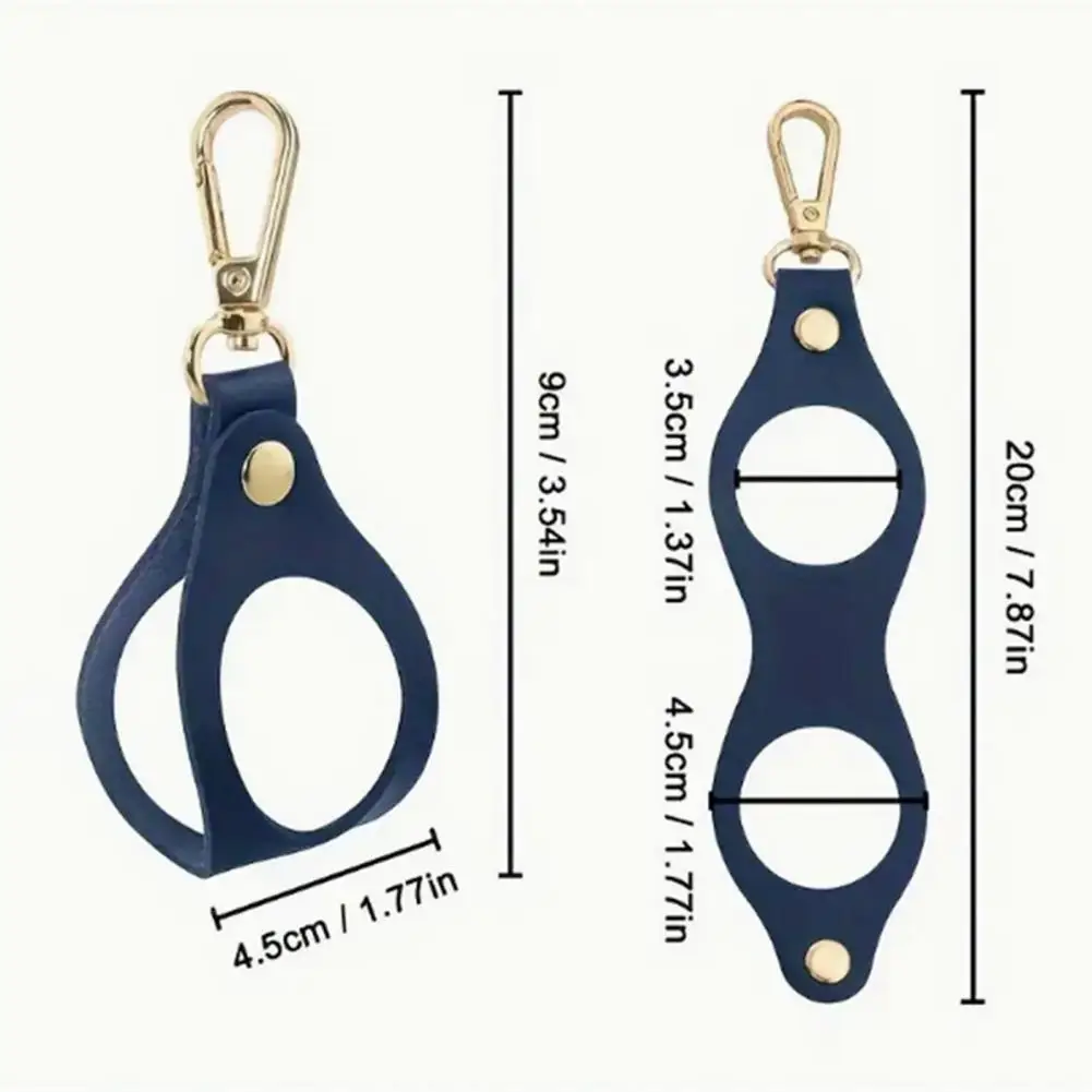 Golf Ball Bag with Clip Hook Faux Leather Portable Golf Ball Holder Metal Buckle Golfs Organizer Golf Ball Carrying Bags