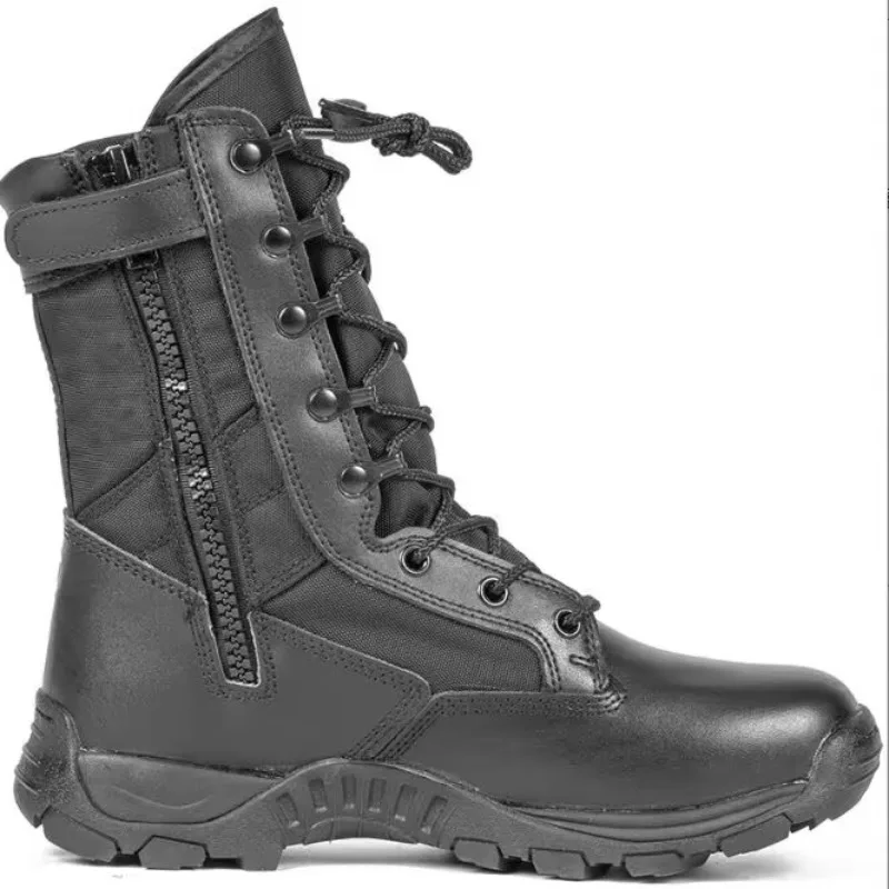 2026 New Trend Outdoor High Top Men's Hiking Boots Anti Slip And Breathable Men's Climbing Shoe Wear Resistant Zipper Walking S