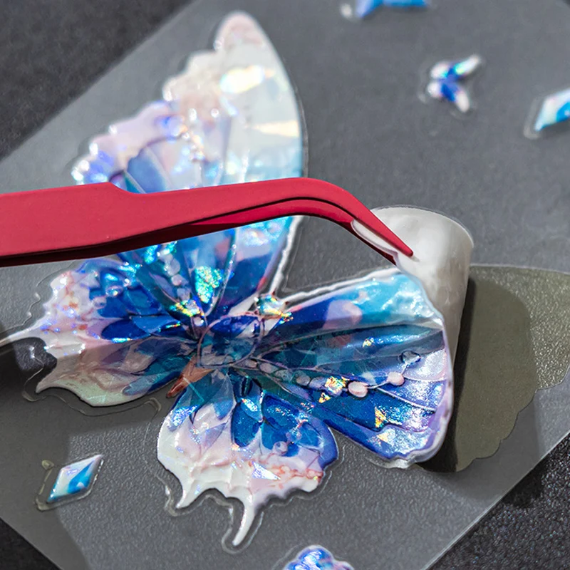 

Высококачественная 3D наклейка в форме бабочки в форме цветка, украшение, подарок, декоративный альбом, дневник, мультяшная этикетка, декор