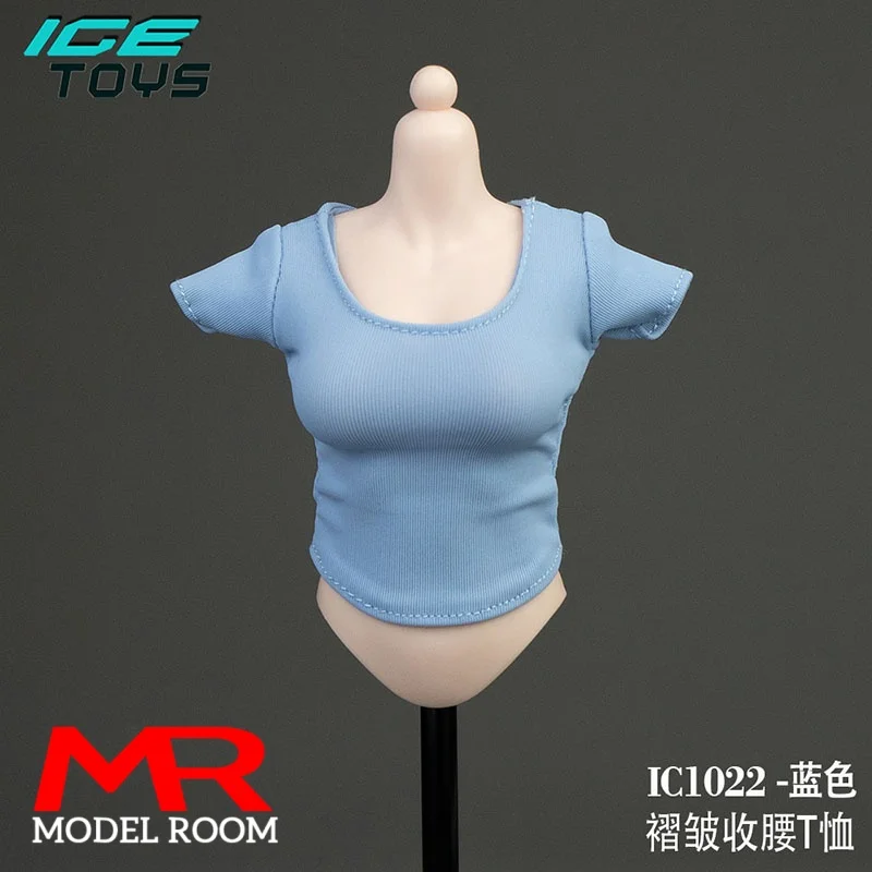 ICE TOYS ic1022 1/6 Bilancia Femminile Stretto T-shirt Corta Modello di Vestiti Misura 12 ''TBL PH JIAOU ANT YM Soldato Action Figure Corpo Bambole