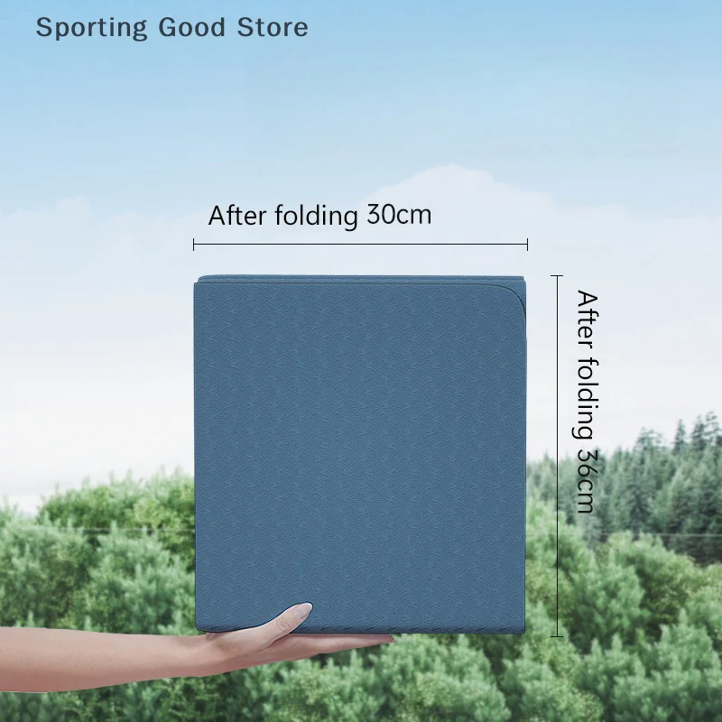 Eco Traveller، سجادة يوجا قابلة للطي، قطعة واحدة، TPE غير قابلة للانزلاق على الوجهين، مُحسّنة للتمرين على البيلاتيس والأرضيات #5