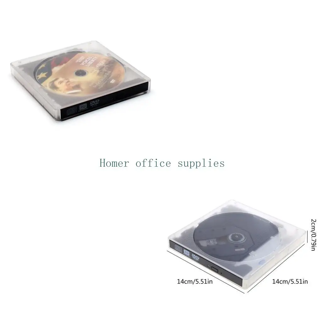 

K43B External DVD Drive Optical DVD Drive Writer Reader Portable DVD Drive