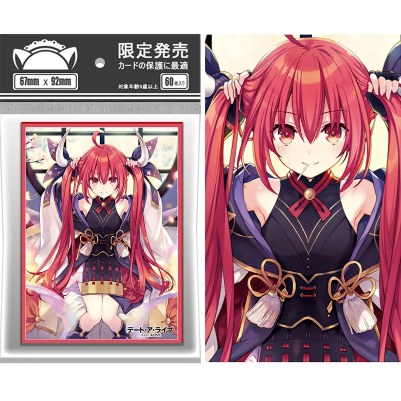 

60pcs/set DATE A LIVE Kotori Itsuka Card Sleeve Anime Game Collection Card Protective Cover Gift Toy 67*92mm