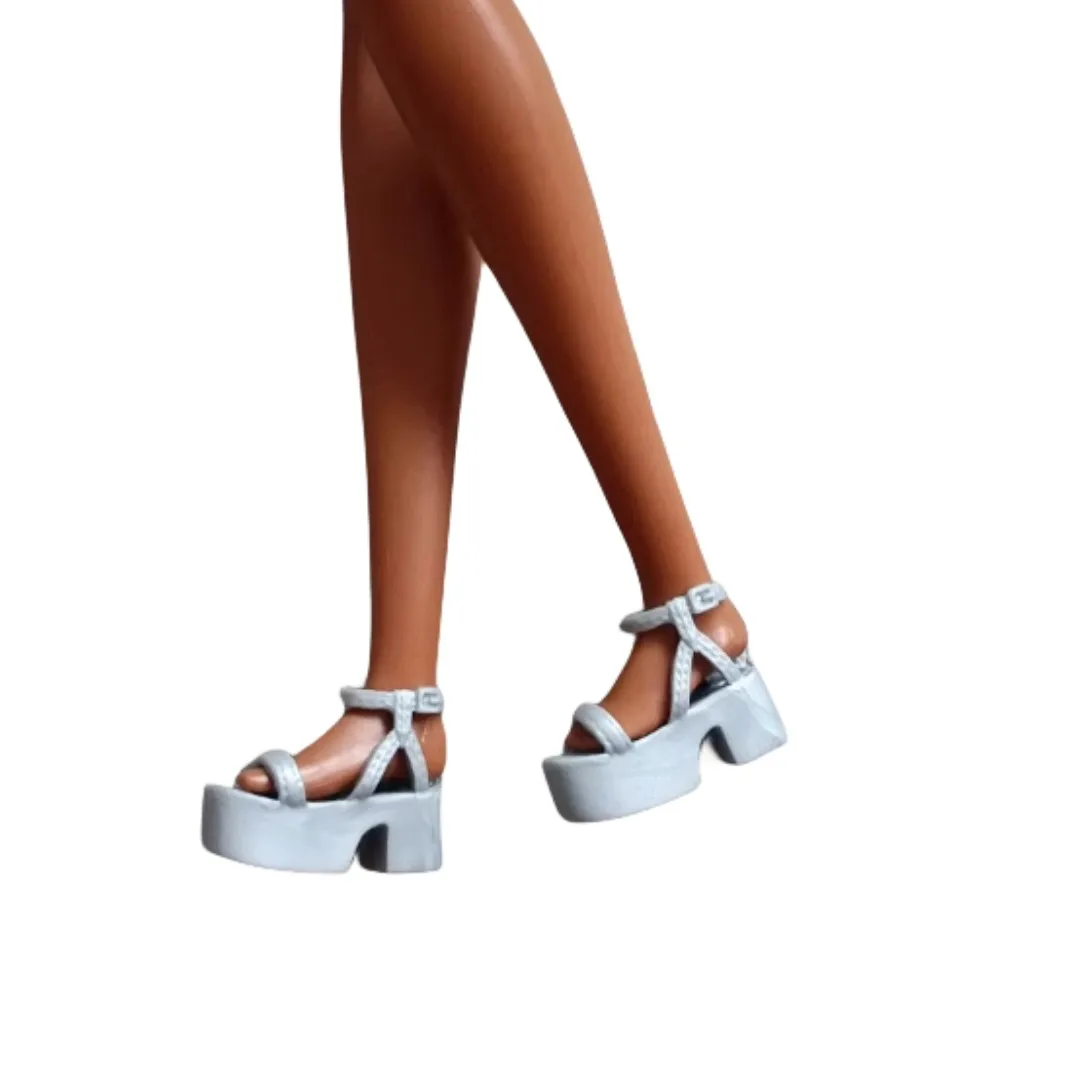 Original Quality Doll Shoes 1/6 Size Doll Sandals Boots DIY Colorful Doll Decors High Heels Doll Accessories New Doll Parts