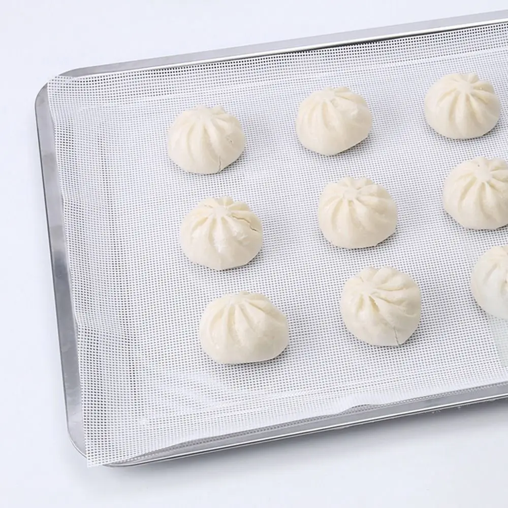 1Pcs Oven Kitchen Accessories Steamer Mesh Pad Square Food Fruit Dryer Reusable Dehydrator Sheets Silicone Non-Stick Baking Mat