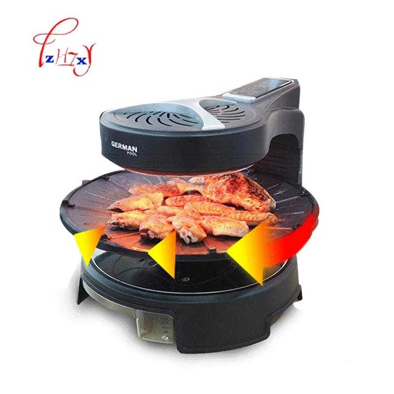 Forno eletrônico sem fumaça doméstico, Forno elétrico antiaderente para churrasco, KQB-315