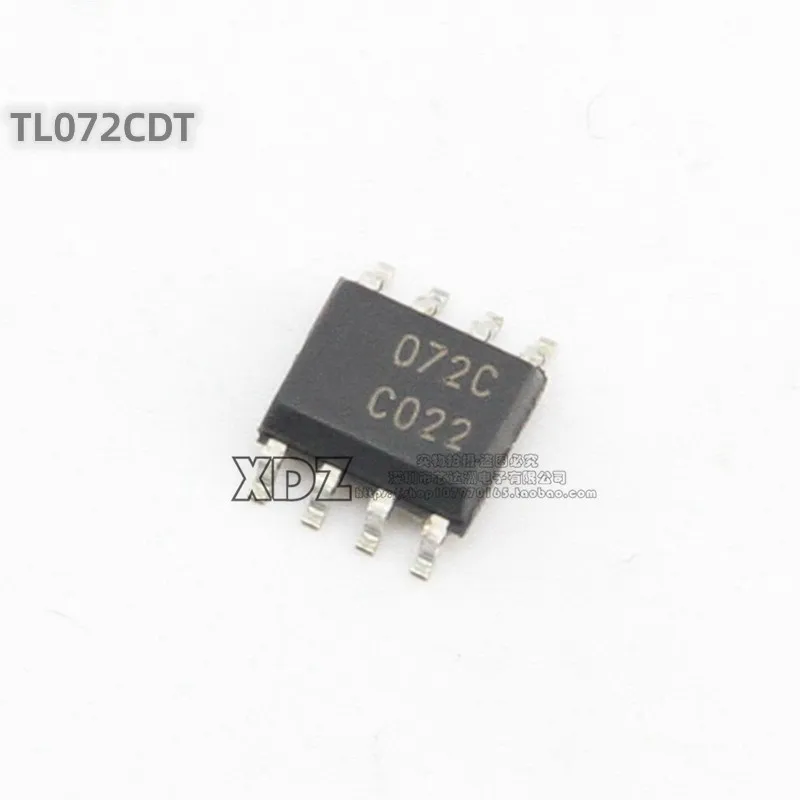 5pcs/lot TL072CDT TL072C 072C SOP-8 package Original genuine Dual operational amplifier chip