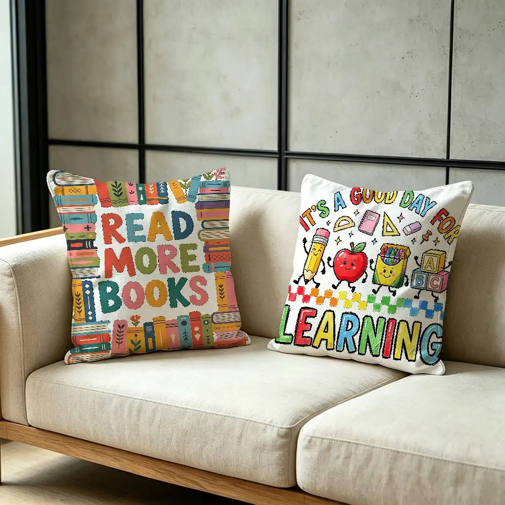 Study Throw Pillow Cover Neutral Decor Cushion Cover Soft Sofa Couch Bed Home Decor Pillow Case