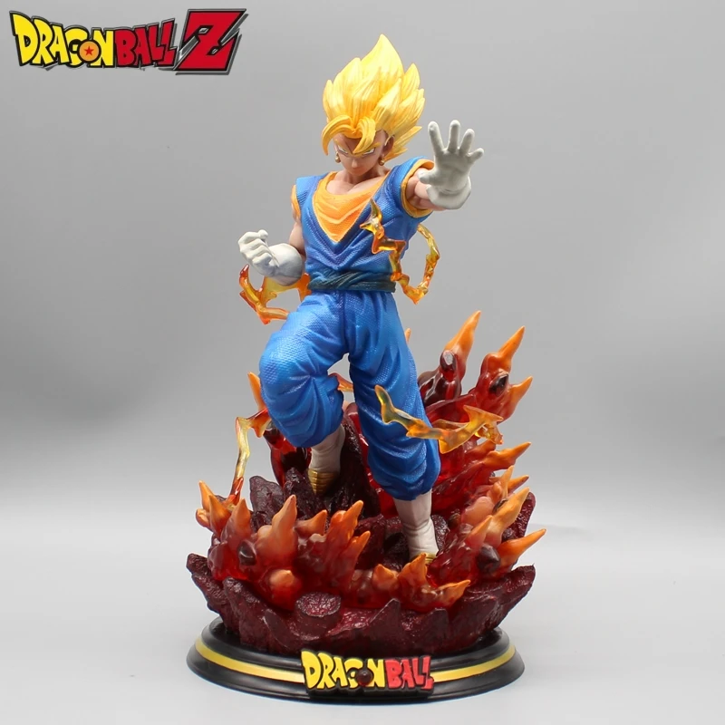 

Dragon Ball Tyrannosaurus Club Vegetto Collect Figures Statue The Tenth Bullet Double Ratio Can Emit Light Model Ornaments Gift