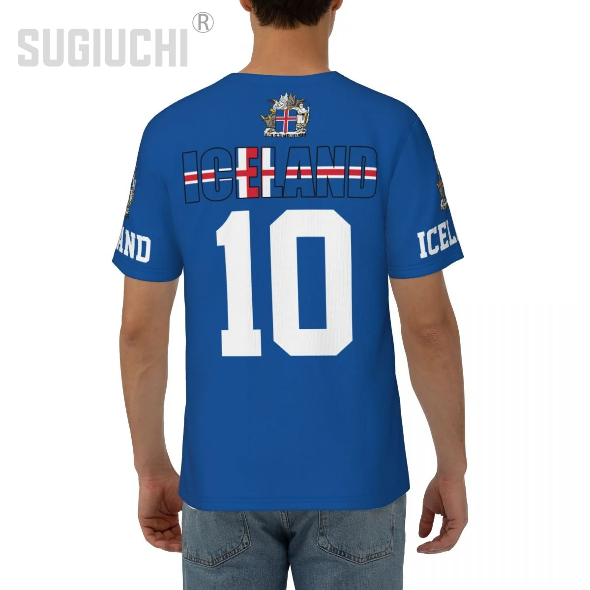 Unisex Nation T-shirt Iceland Flag Icelander T-shirts jersey For Men Women Soccer Football Fans Gifts Custom clothes tee