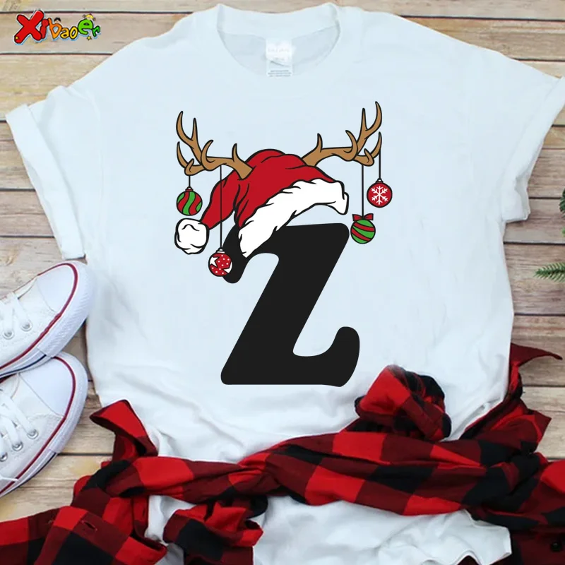 Family Matching Shirts Merry Christmas Outfits Party Shirt Couple Outfits Children Clothing Matching Shirt Set Family Look Shrit