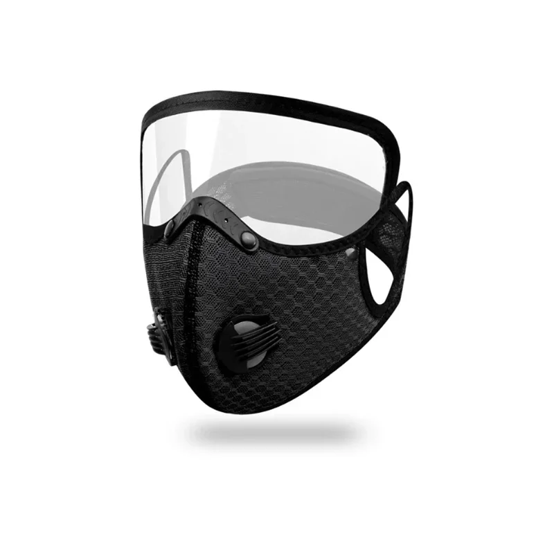 AliExpress Winter Cycling Anti-Fog Activated Carbon Mask Dustproof Windproof Warm Bicycle Mask Mountain Bike With Air Valve Dust Mask