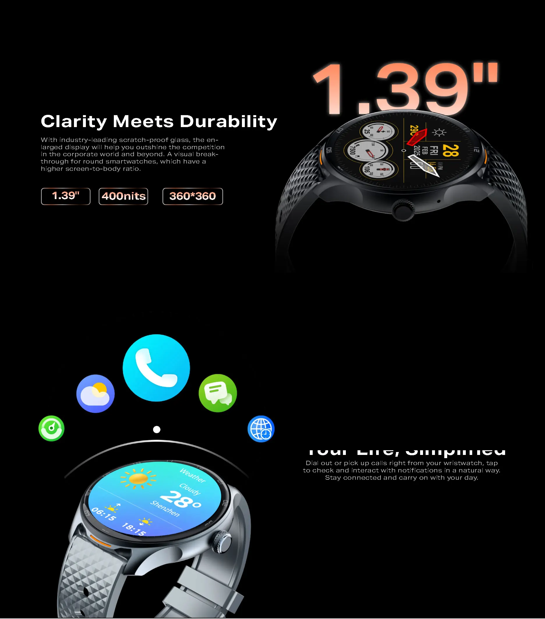 Infinix XWatch N4/Xw4 Black EU Model Fitness Tracker Smart Watch Unisex Wristband Heart Rate Monitor Waterproof Activity Tracker - Image 3