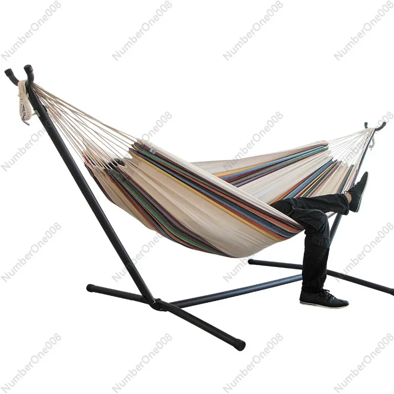 

Double Hammock, Thickened and Widened Canvas Indoor Hammock for Camping and Camping, Outdoor Products Are Available in Stock.