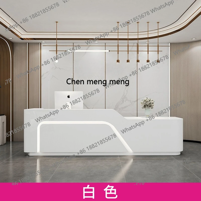 X Company مكتب الاستقبال مكتب الاستقبال طلاء صالون تجميل بار الخروج الصفحة بسيطة