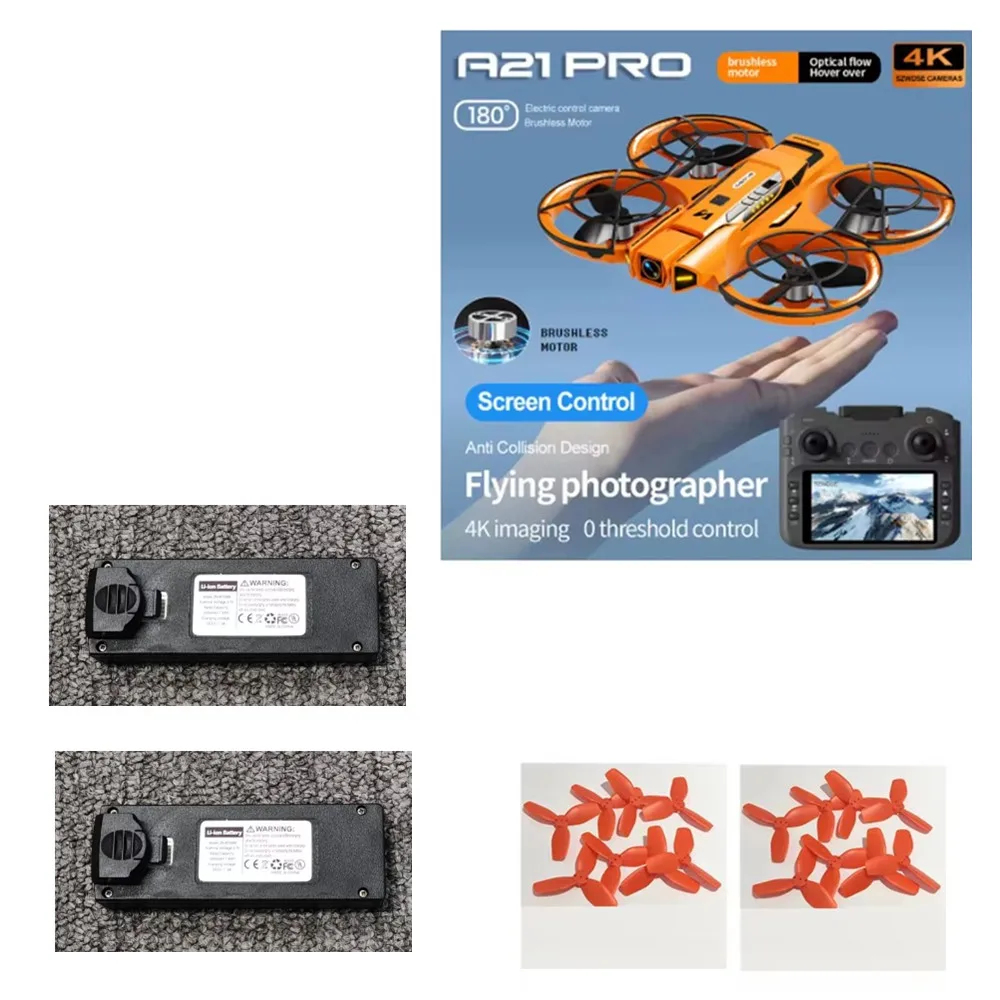 A21 PRO Drone Battery 3.7v 1000mAh  A21 PRO Drone Propeller  Maple Leaf  A21 PRO Drone Parts