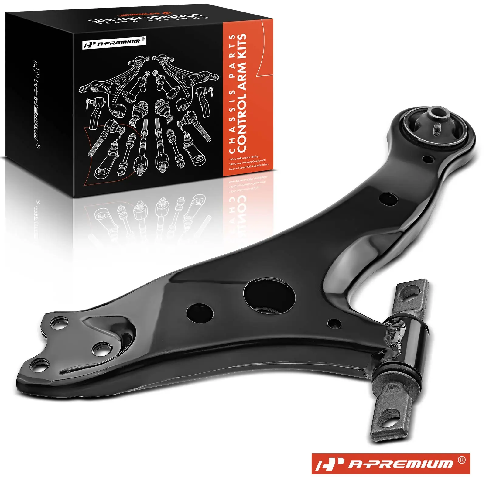 A-Premium Front Right Control Arm & Ball Joint Assembly for Toyota Camry 02-06 Highlander 04-07 Lexus RX330 04-06 RX350 07-09