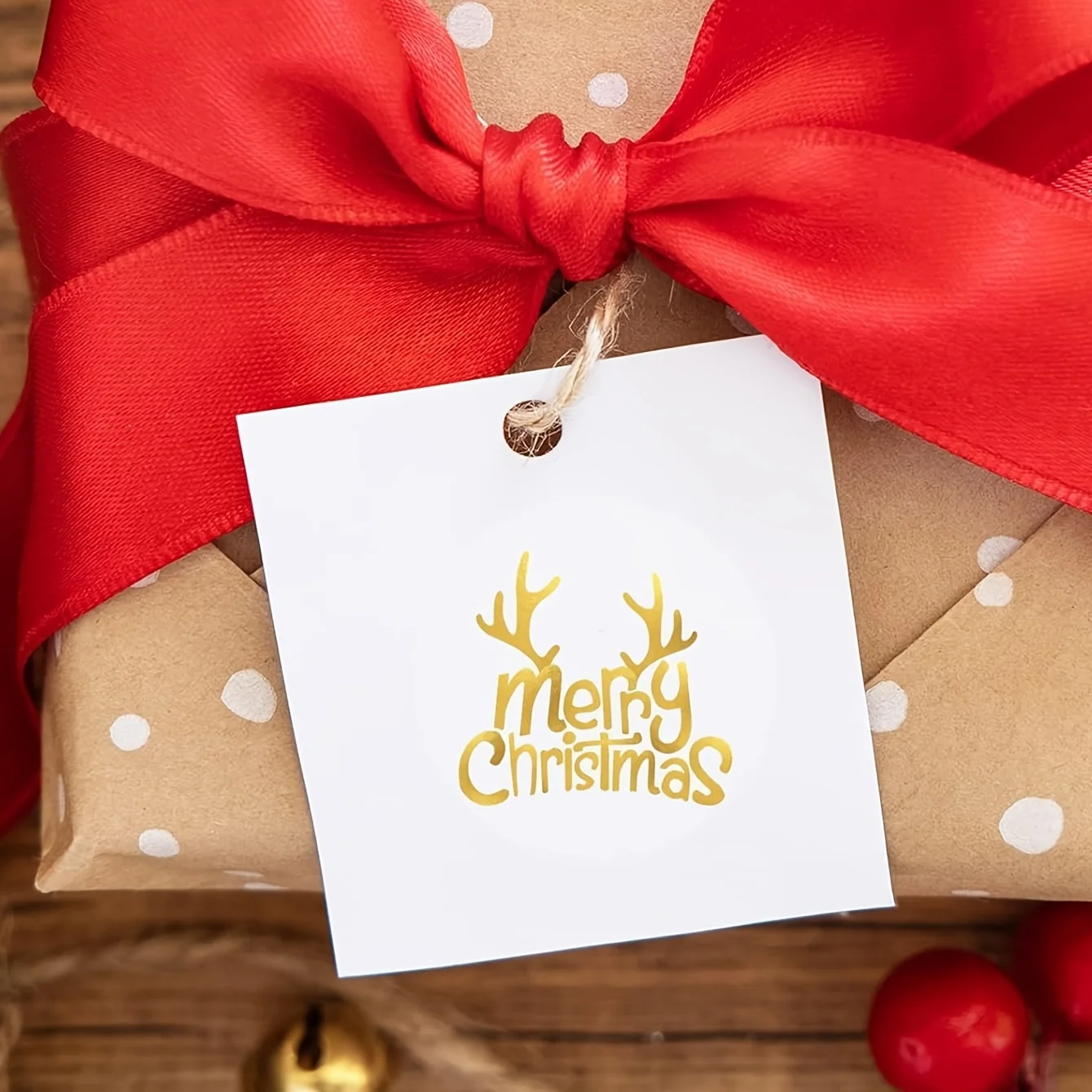 500 قطعة ملصقات/لفة شفافة ذهبية بريق هدية عيد الميلاد صندوق ختم تسميات اليدوية الديكور ملصق ذاتي اللصق