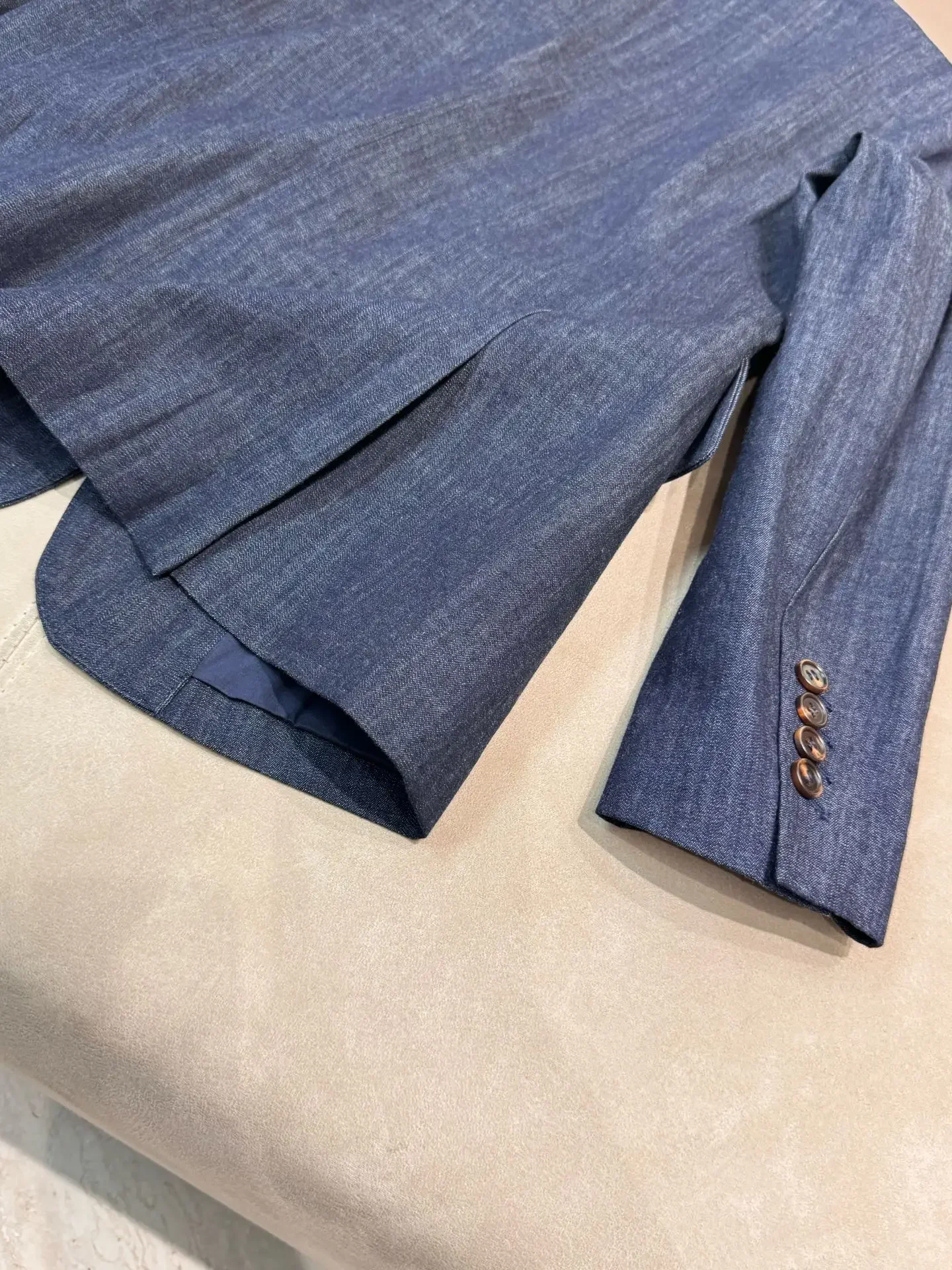 100% algodão feminino denim blazer primavera 2025 manga longa único breasted solto senhoras terno jaqueta