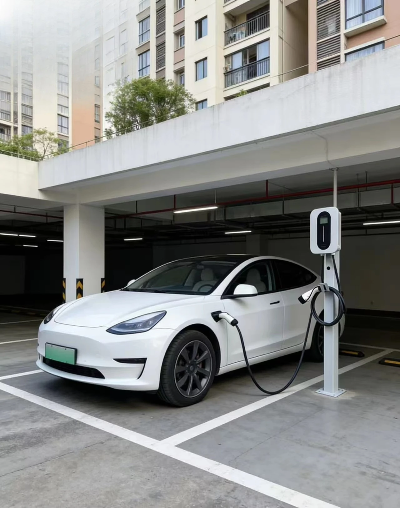 CX A07A 7kW EV Charger  220V 32A IP55 Wall Pedestal Mount Full Protection Ethernet 4G Customizable Cable for Home