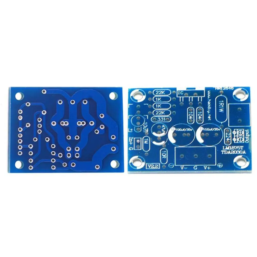 Placa amplificadora Mono LM1875T, amplificador de potencia Mono Enthusiast, placa de altavoz, Kit DE FABRICACIÓN DIY de potencia Pcb A2T3