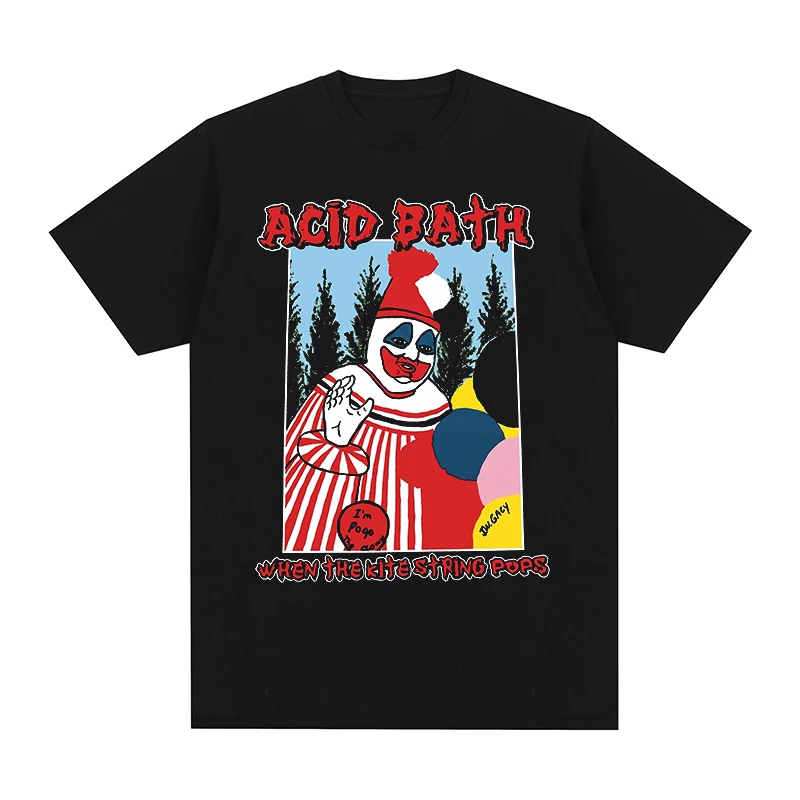 Acid Bath Vintage T-shirt  American sludge metal band  When The Kite String Pops Cotton Men T shirt New TEE TSHIRT Womens tops