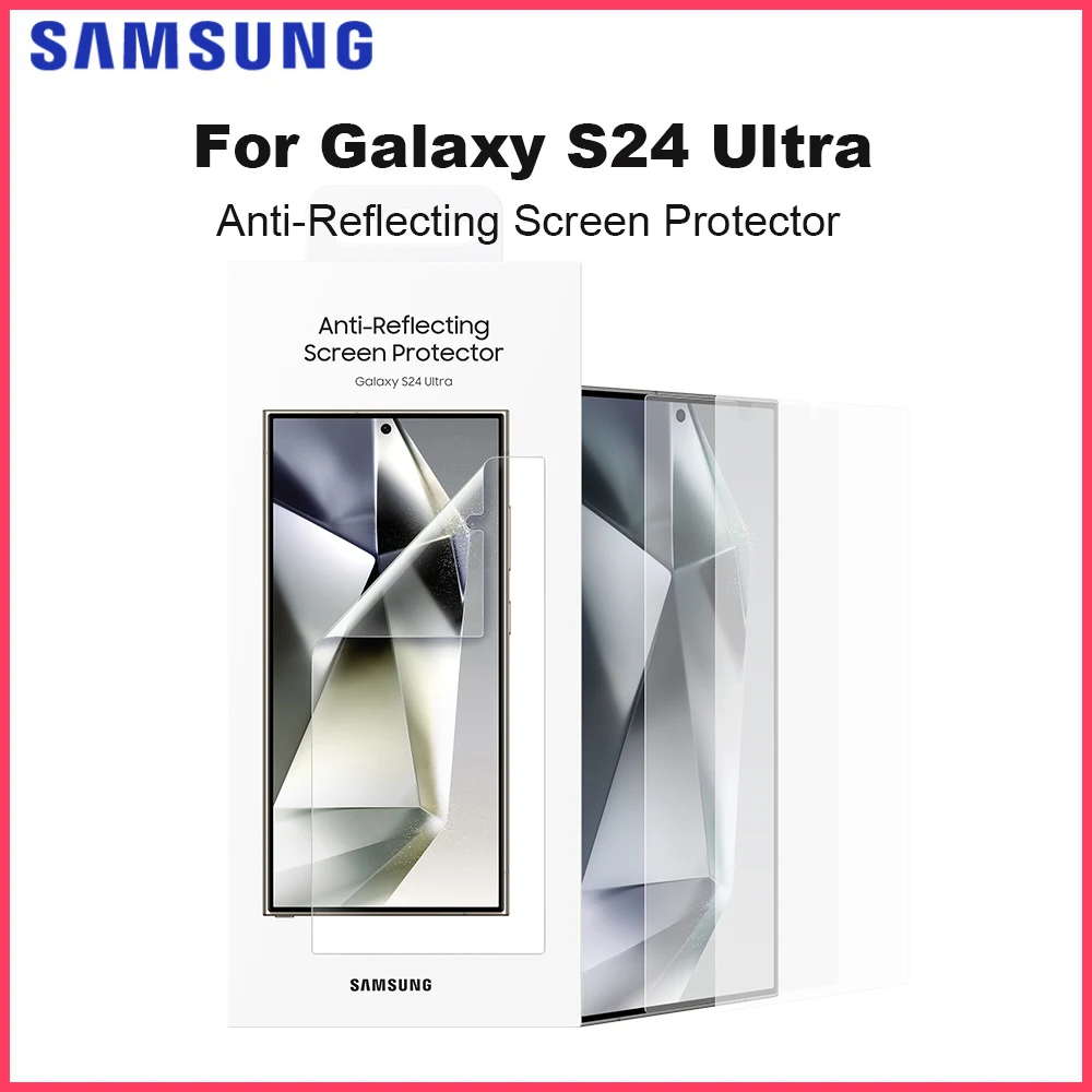 

2PCS Original For Samsung Galaxy S24 Ultra Anti-Reflective Screen Protector EF-US928