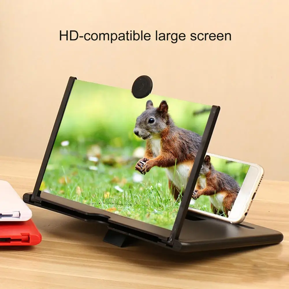 Video Amplifier  Durable 10/12 inch 3-4 Times Magnification Screen Magnifier Stand  Portable Screen Amplifier Holder