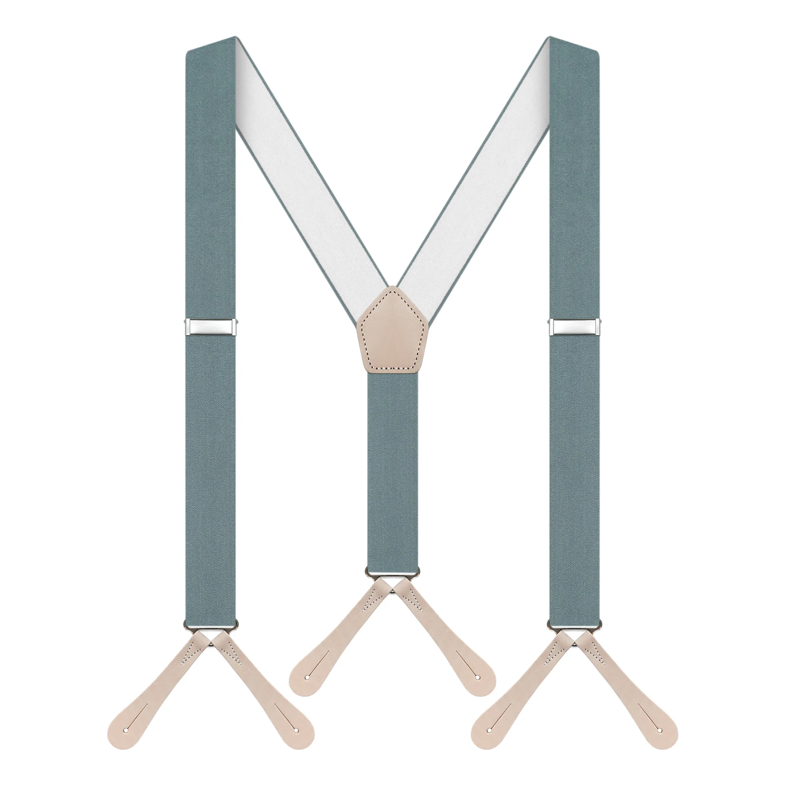 

Suspenders for men Fashion Button End Work Suspenders for Men - Adjustable braces - Y Shape 1.4In