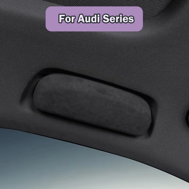 For Audi A6 A8 A4 2009-2023 2024 A3 Q2 Q3 Q5 Q7 Q8  Car Glasses Holder Case Sunglesses Storage Organzier