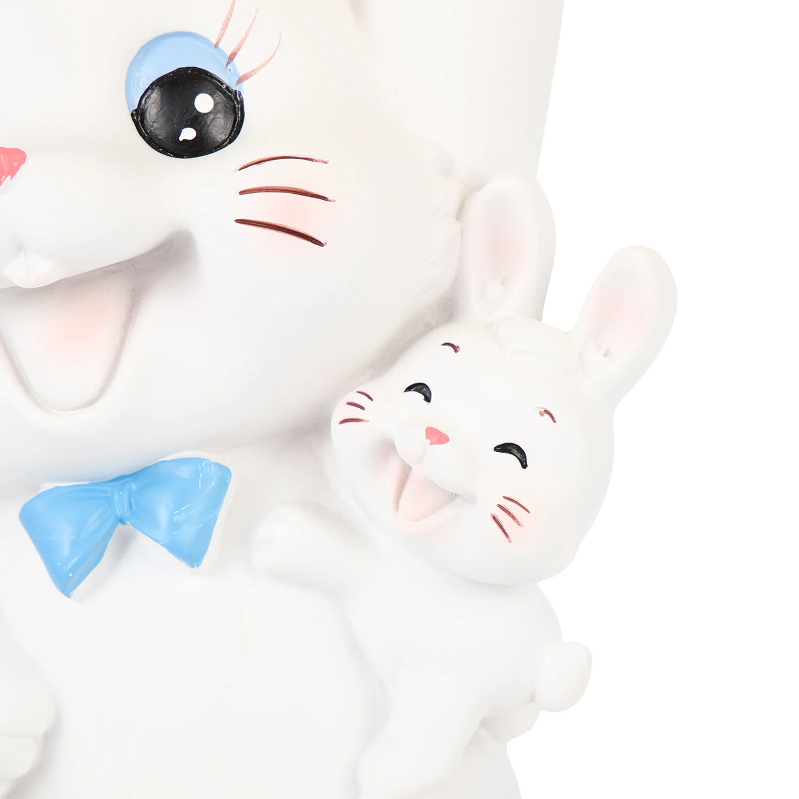 

Bunny Resin Jewelry Tray Desktop Candy Holder Rabbit Decoration Decorative Storage Tray for Home Party Bunny Decor