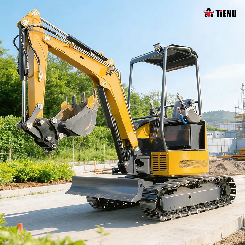 

2t 2.5t 3t Mini Excavators Steel Tracked Excavators Equipped with Yanmar Engines Customized for Small Forest Farms
