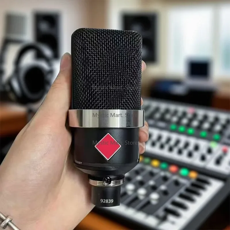 Neumann TLM 102 Black Cardioid Condenser Mic: Studio-Grade with Complete Accessories Set