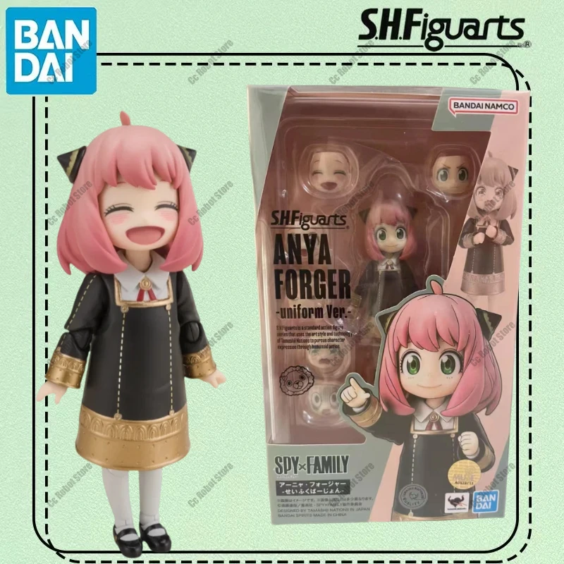 

In Stock Bandai S H Figuart Original Spy X Family Anya Forger Doll Brand New Boxed Action Figure Anime Characters Model Garage