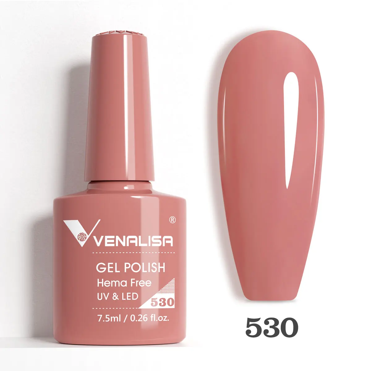 Venalisa 7,5ml HEMA-freier Nude Pink Nagelgel-Lack UV LED Maniküre Jelly Gel Nagellack zum Ablösen für perfektes Nagelfinish – Detail 35