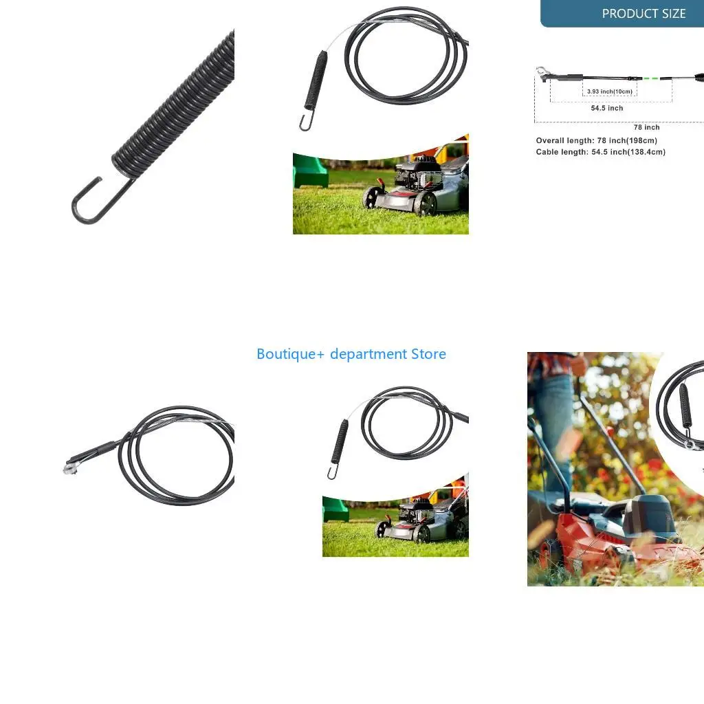E1PD Durability 133-1998 Brake Cable Compatibility for 30in Timemaster 20976 21199 219H Lawn Mowers Models Strong Wire