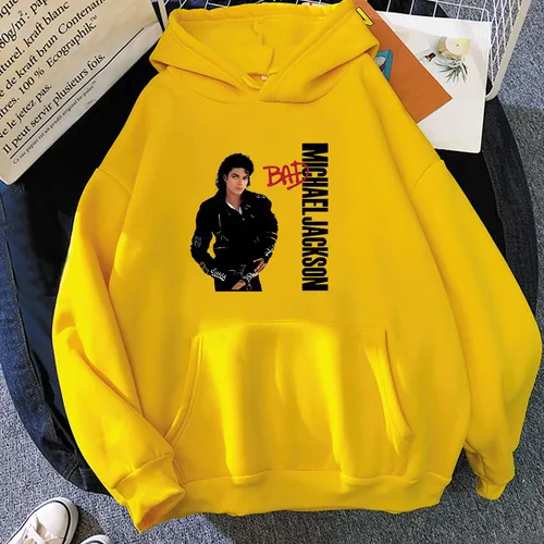 Imagen 2 del producto Sudaderas con capucha gráficas de Michael Jackson, sudaderas de moda de manga larga para niños/niñas, estampado gráfico Unisex, nuevos jerseys Moletom