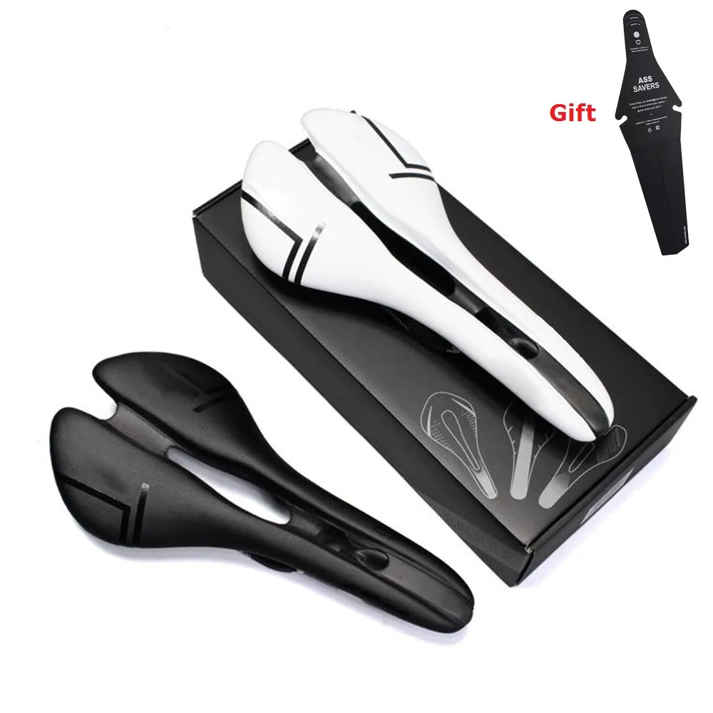 

Ultralight Selle Full Carbon Saddle Men Wave Road Bike Saddle Bicycle Vtt Racing Seat Sans Cycling Seat Mat Bike Spare Parts