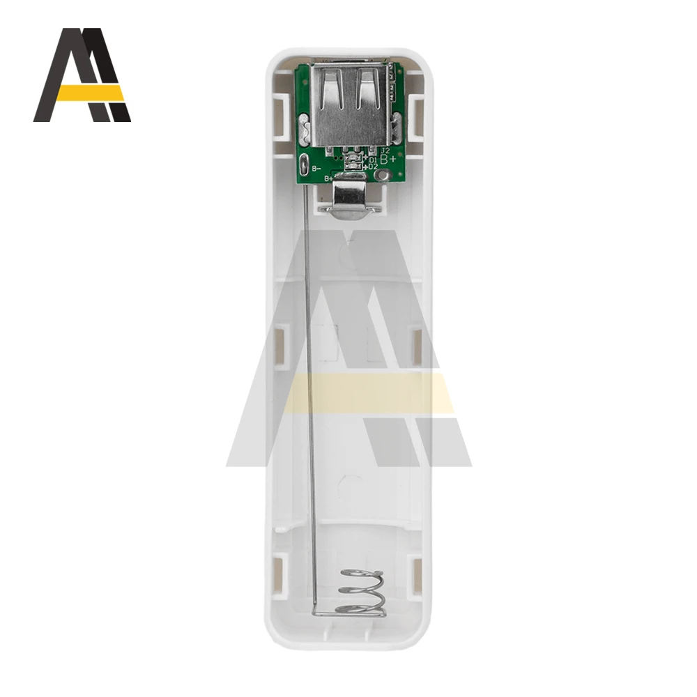 1 Usb Mobiele Voeding Behuizing 18650 Batterij Diy Box Kits Draagbare Mobiele Voeding Geval Nood Soldeerloos