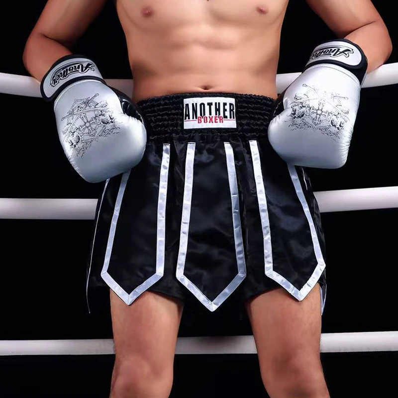 الملاكمة التايلاندية السراويل المصارع التايلاندية سراويل ملاكمة الرجال النساء الاطفال BJJ MMA التدريب الملابس قفص القتال Thaiboxing كيك بوكسينغ السراويل