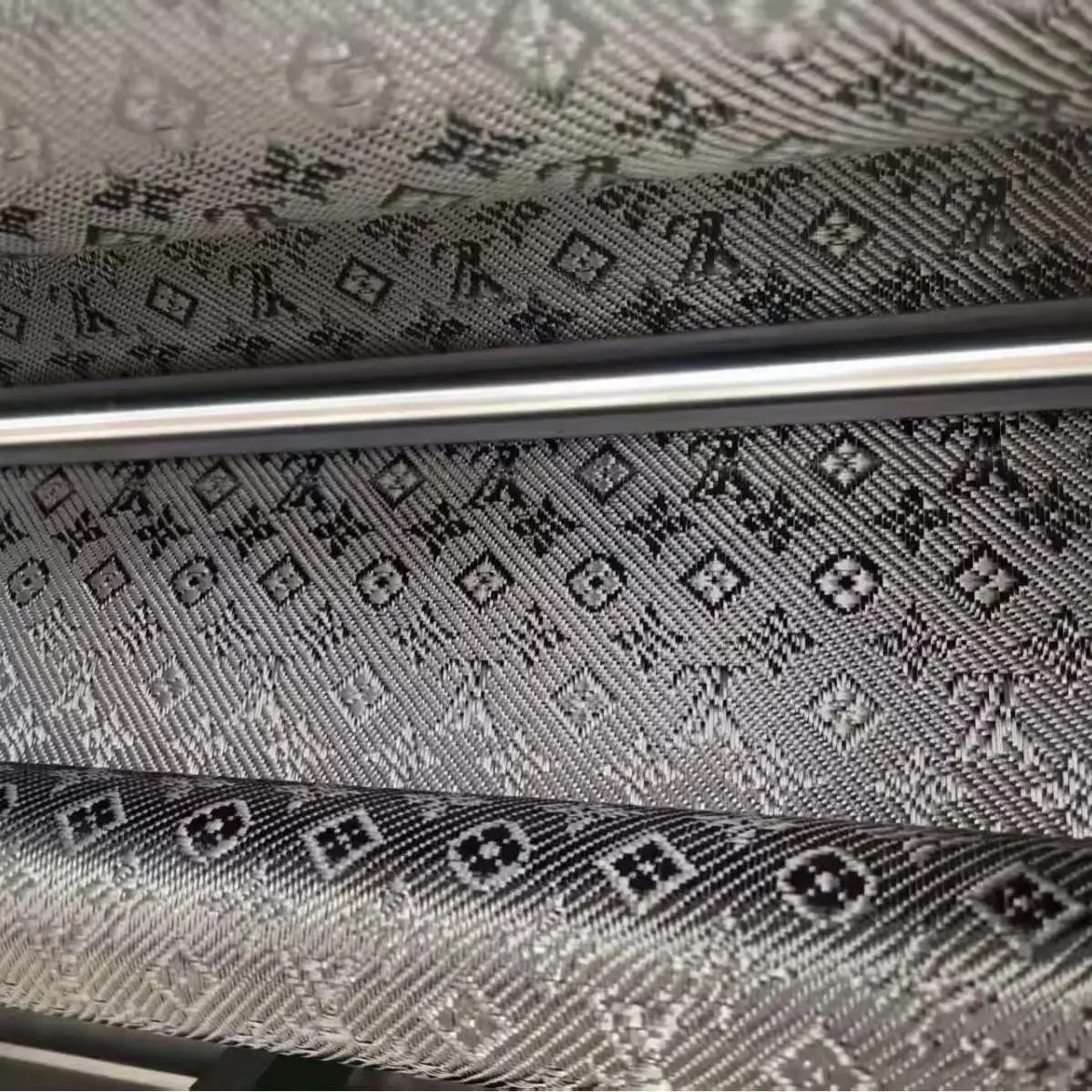 real carbon fiber fabric 3K 240g jacquard fabric cloth geometric pattern 1m wide Continuously rolled up without folding cut