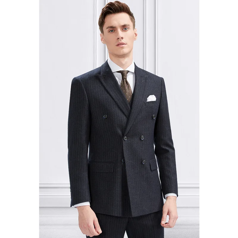 

3551-R-loose comfortable Korean version of the trend of men's Customized suit