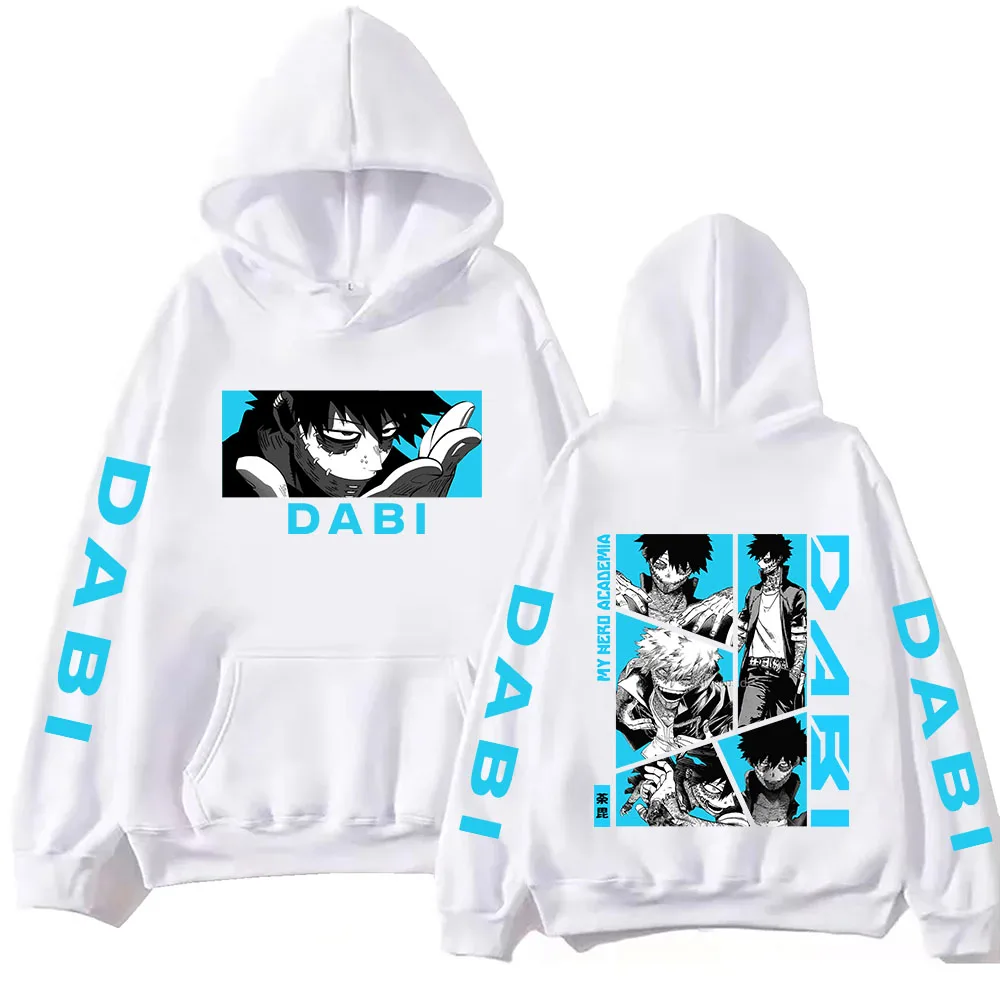 Anime  My Hero Academia Dabi Hoodie Harajuku Hip Hop Pullover Tops Fans Gift