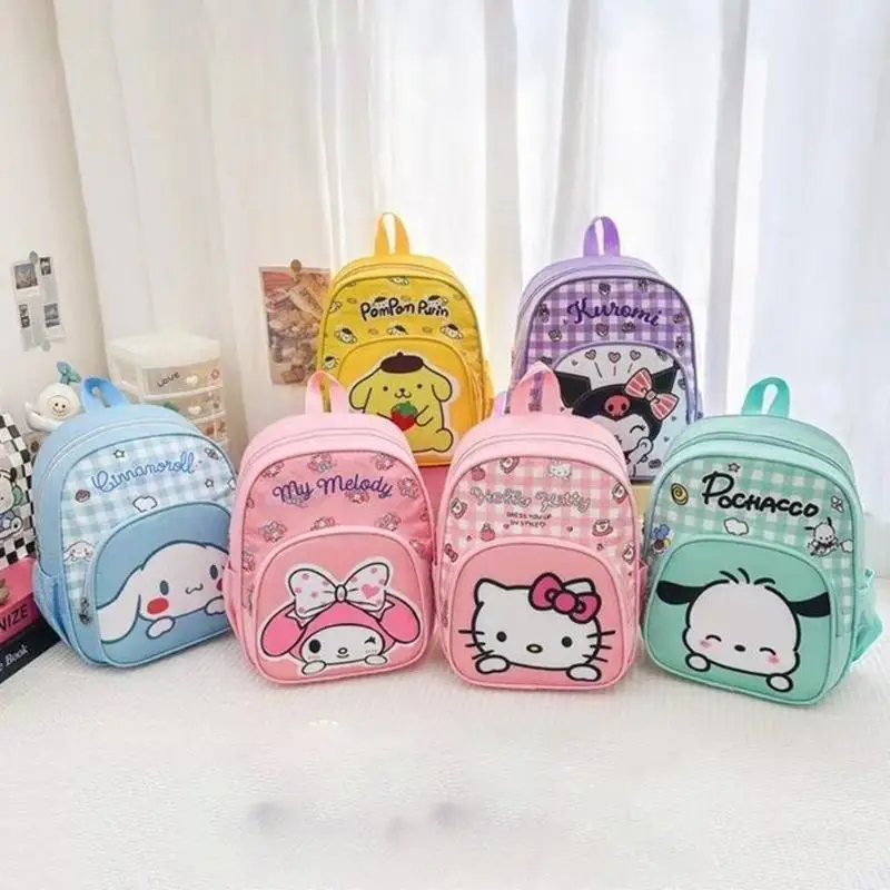 

Sanrio Hello Kitty Children Backpack Student Girl High-Capacity School Supplies Birthday Present Kawaii Anime Cartoon New Bag
