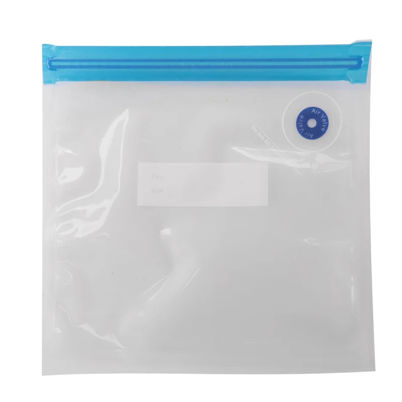 

5PCS Vacuum Food Storage Zipper Bags For Electric Handheld Vacuum Sealer Pump Reusable Portable Transparent 22 X 21 Cm-AS55