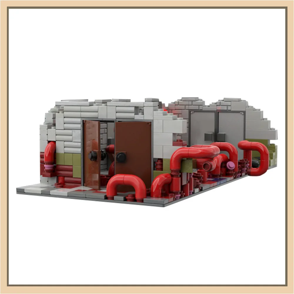 

MOC-48238 Building Blocks House the last of us Ellie confronts Nora Creative Gift Building blocks