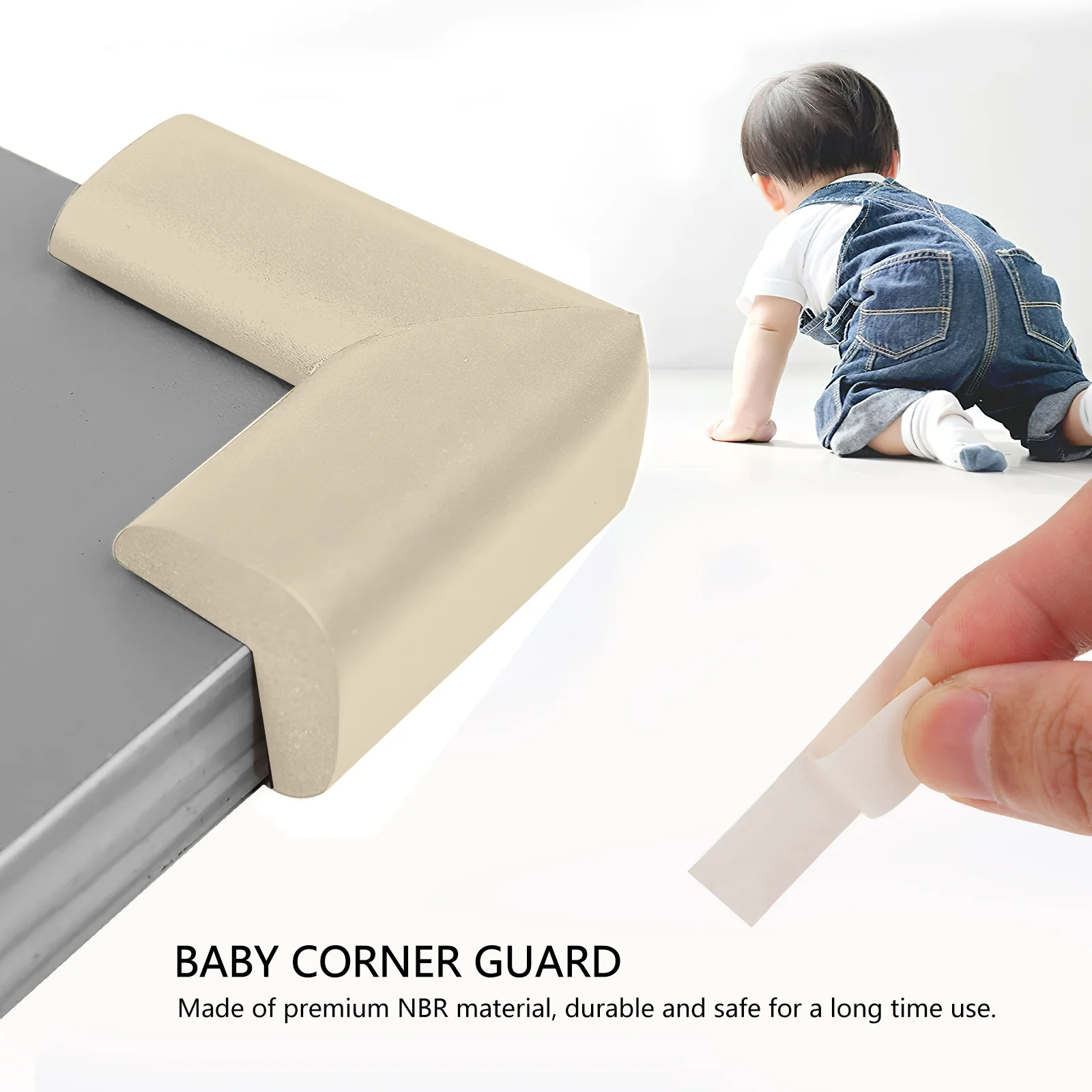 

1 комплект, защитная защита для мебели, мягкая угловая защита NBR, защита для детей, бампер, полоса, защита для края стола, угловая защита